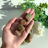 Load image into Gallery viewer, Unakite Tumble