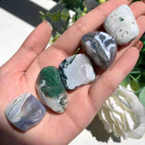 Load image into Gallery viewer, Moss Agate Tumble