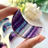 Load image into Gallery viewer, Rainbow Fluorite Moon