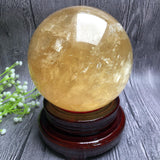 Load image into Gallery viewer, Honey Calcite Sphere