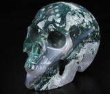 Load image into Gallery viewer, Moss Agate Skull