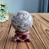 Load image into Gallery viewer, Natural Plum Tourmaline Sphere